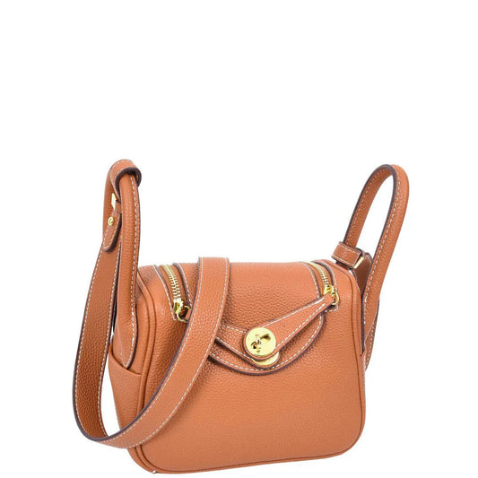 HERMUS Elegant Leather Shoulder Bag WITH BOX