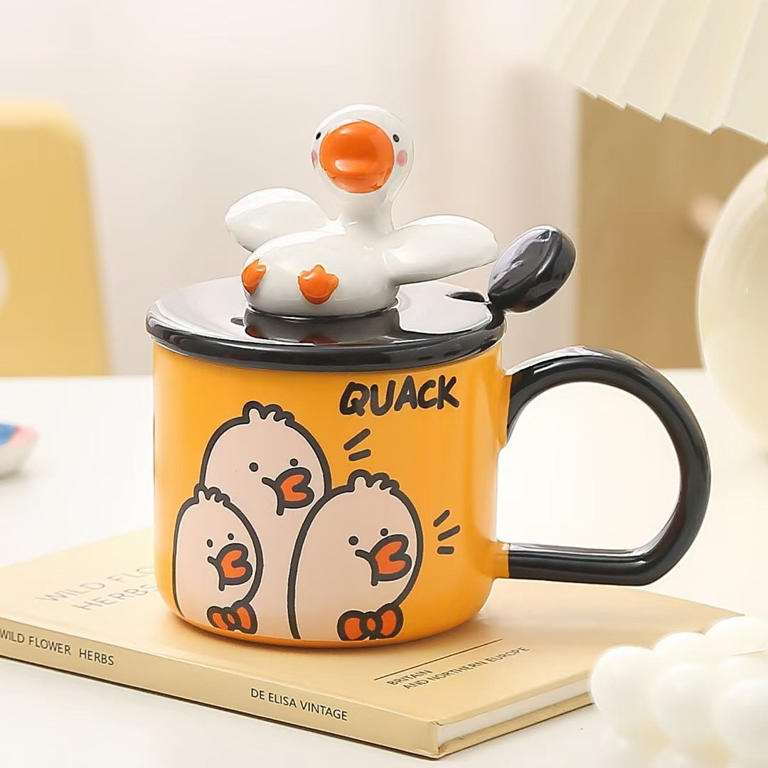 مج شاي بورسلين كواك داك 🦆