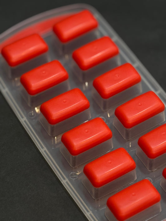 صينية مكعبات الثلج من السيليكون مكونة من صينيتين