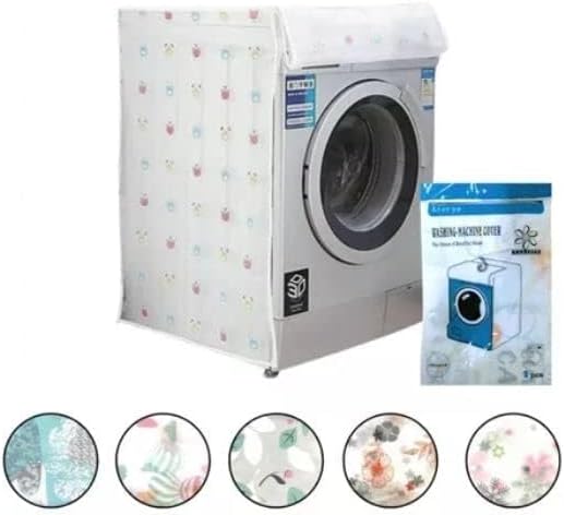 غطاء مقاوم للغبار والماء لغسالة ومجفف بتحميل امامي، غطاء غسالة اوتوماتيك