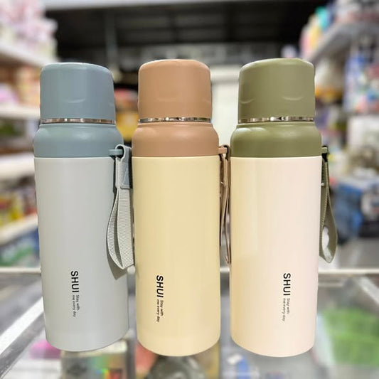 زجاجة حرارية بيد – تحفظ الحرارة والبرودة | ألوان شيك