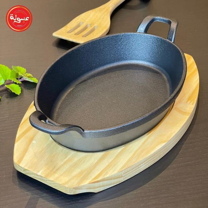 طبق شواء حديد