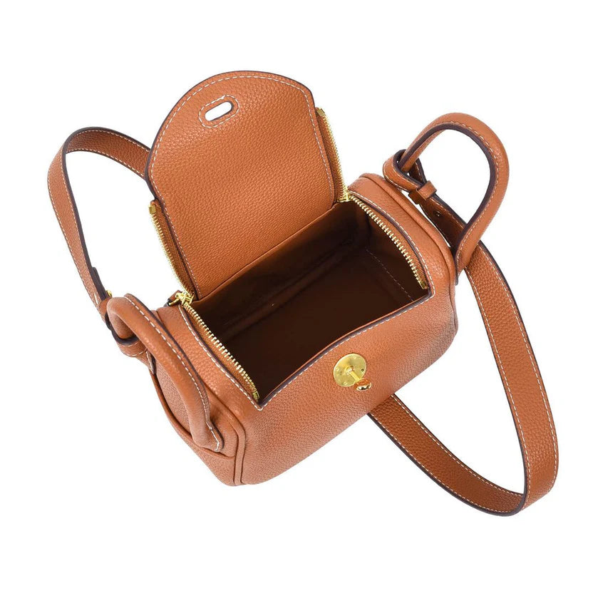 HERMUS Elegant Leather Shoulder Bag WITH BOX