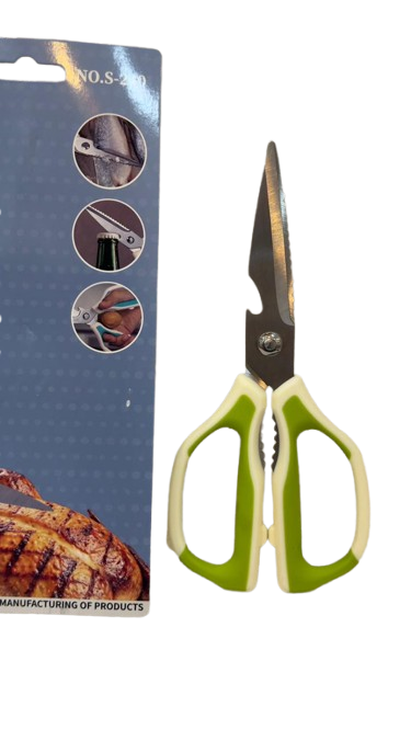 Multi-Function Kitchen Scissors – Heavy Duty Food Cutting Shears with Grip