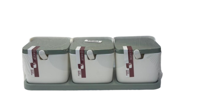 Spice Set – 3 Jars with Tray