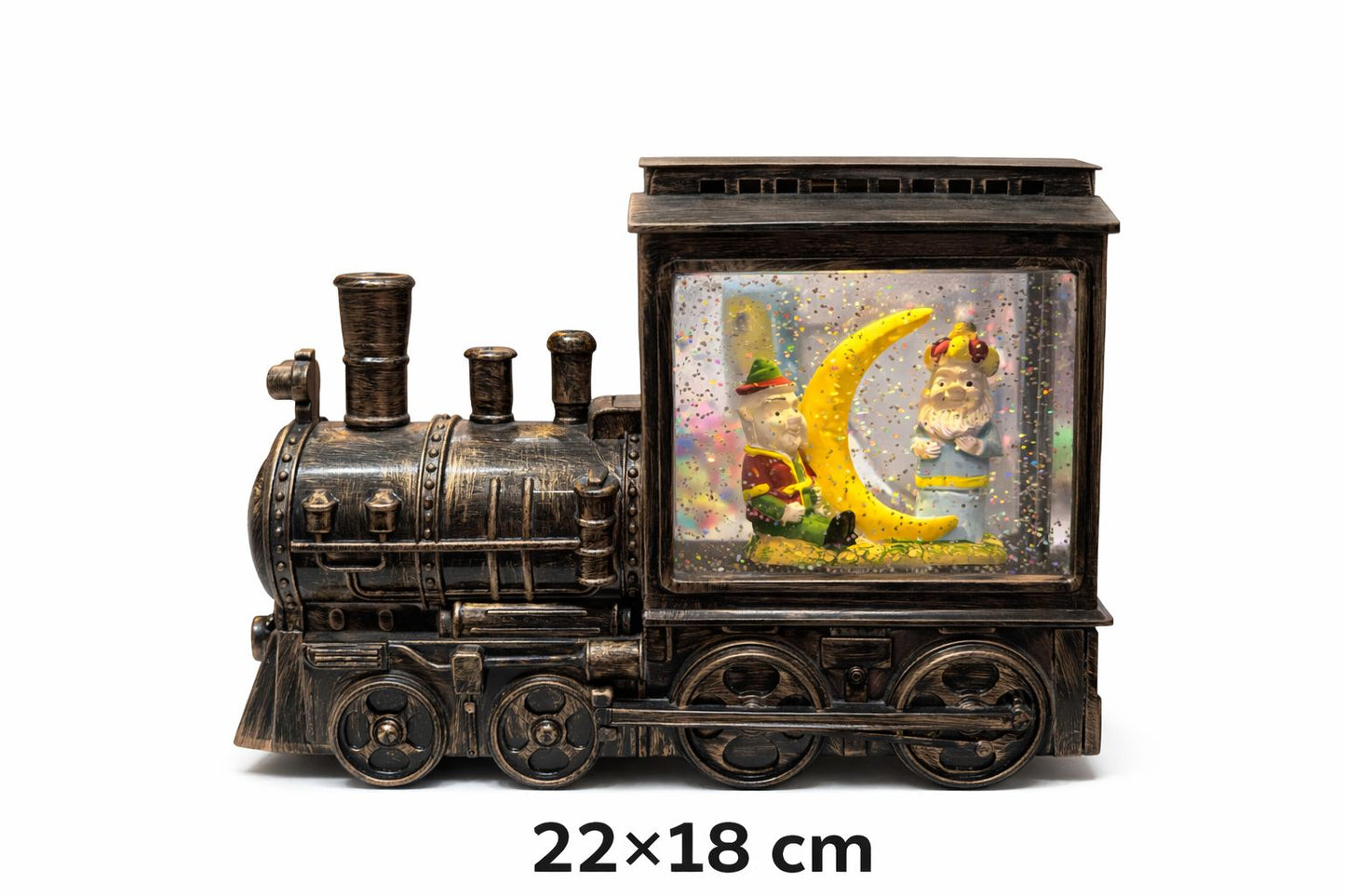 فانوس ديكور رمضان شكل قطار أنتيك – فنانيس والشيخ