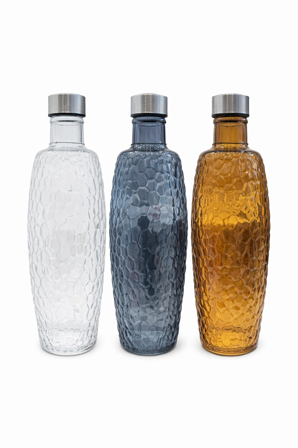 زجاجة لوكـس زجاج بغطاء ستانلس – 1.2 لتر