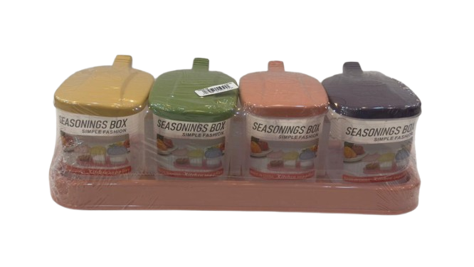 Spice Set – 3 Jars with Tray