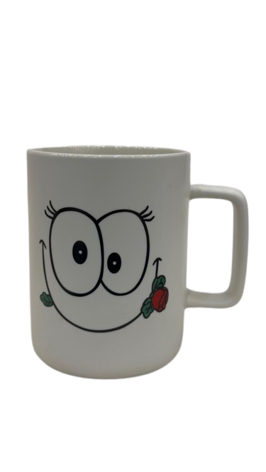 Cute Smiley Face Mug – Happy Cartoon Coffee Cup