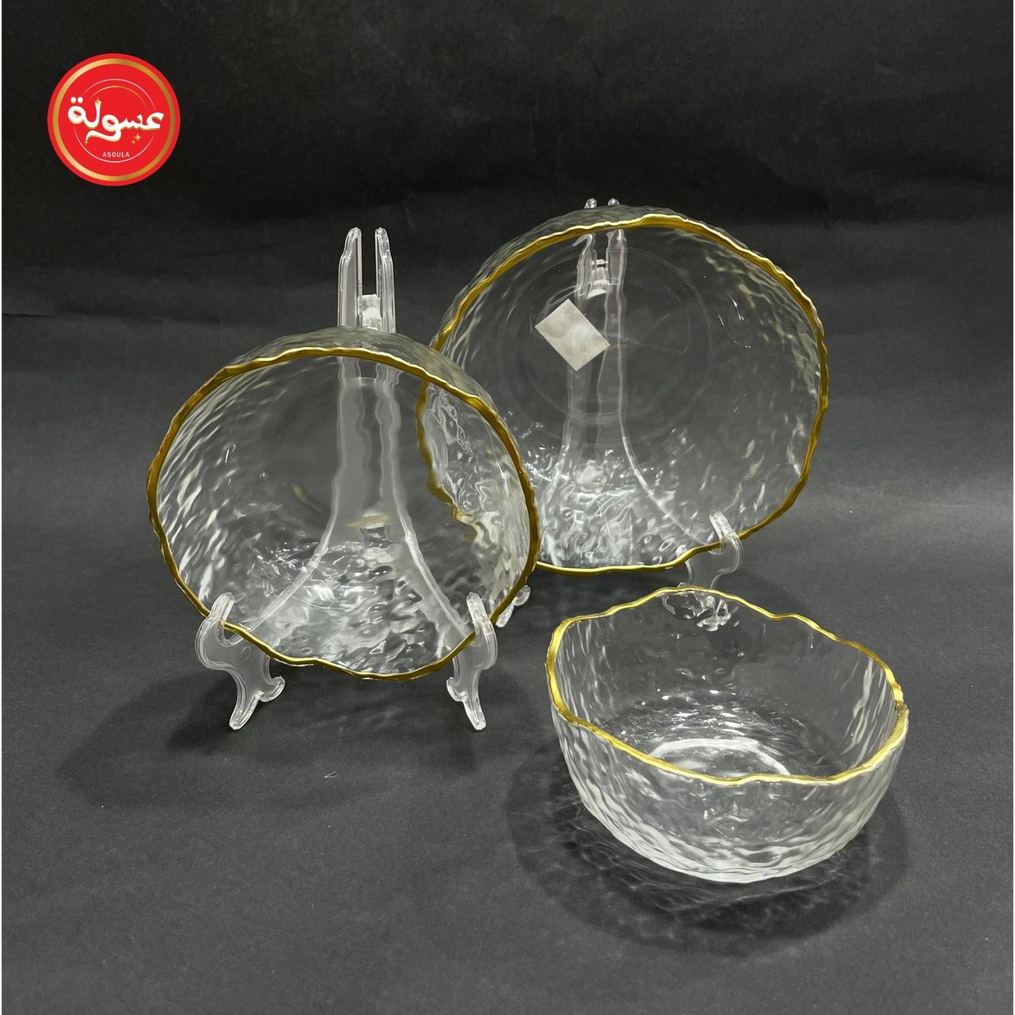 طقم بولات زجاج الوان