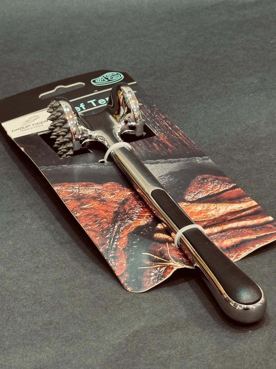 مطرقة لحم ثقيلة للدجاج واللحم البقري ولحم الضأن للمطبخ من الستانلس ستيل مطرقة طعام متبلة شديدة التحمل، مزدوجة الجوانب