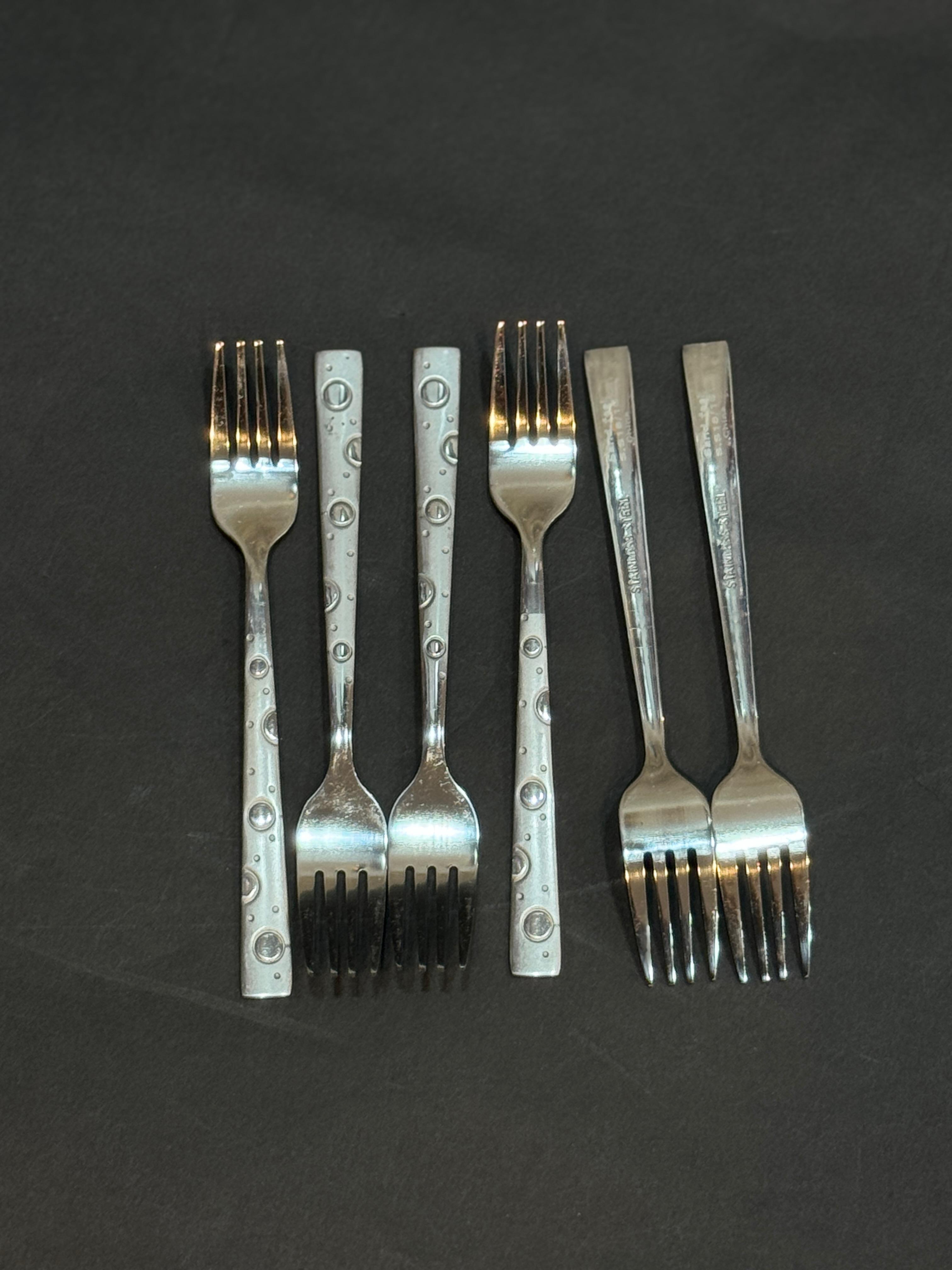 طقم شوكة 6 قطع stanless 18/10