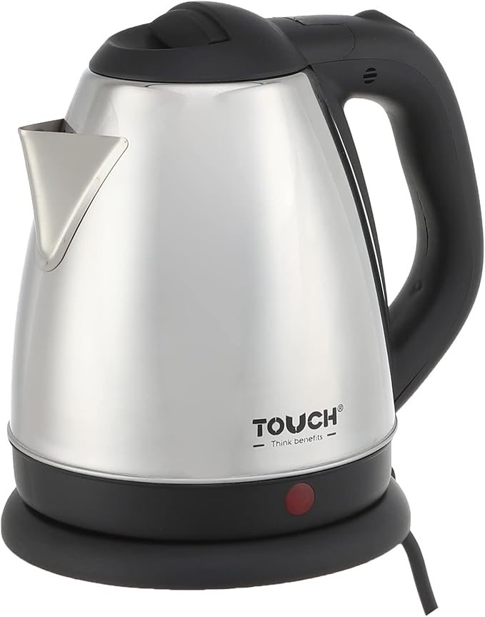 لاية كهربائية من الفولاذ المقاوم للصدأ من تاتش الزنوكي، سعة 1.5 لتر،