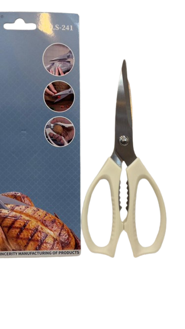 Multi-Function Kitchen Scissors – Heavy Duty Food Cutting Shears with Grip