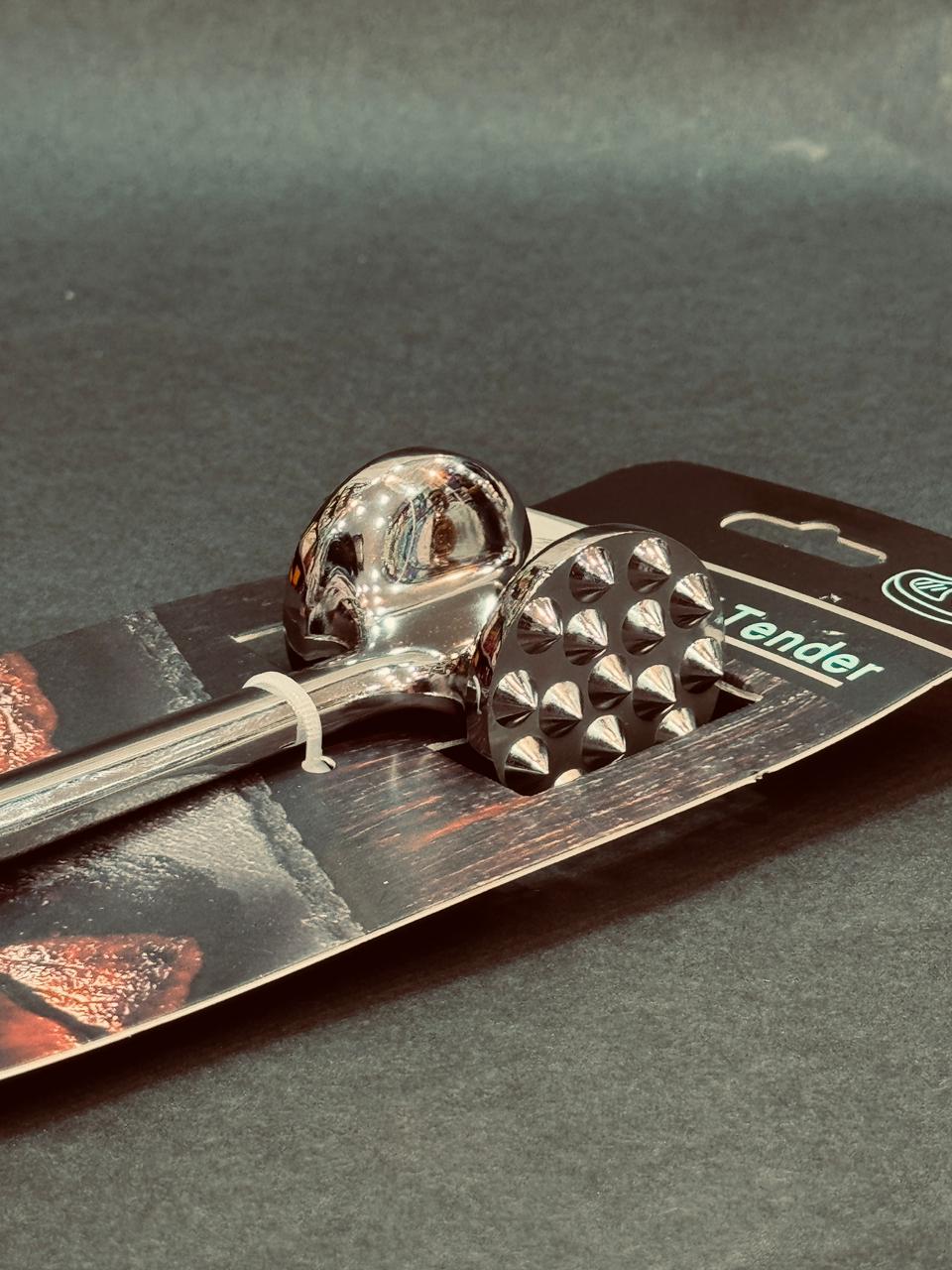 مطرقة لحم ثقيلة للدجاج واللحم البقري ولحم الضأن للمطبخ من الستانلس ستيل مطرقة طعام متبلة شديدة التحمل، مزدوجة الجوانب