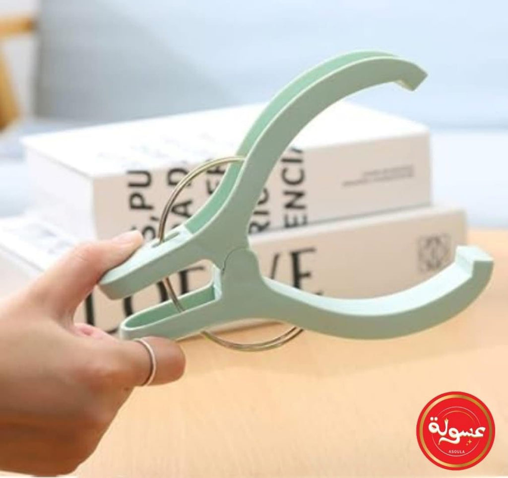 طقم مشابك غسيل بلاستيك لنشر البطانيات، 4 قطع