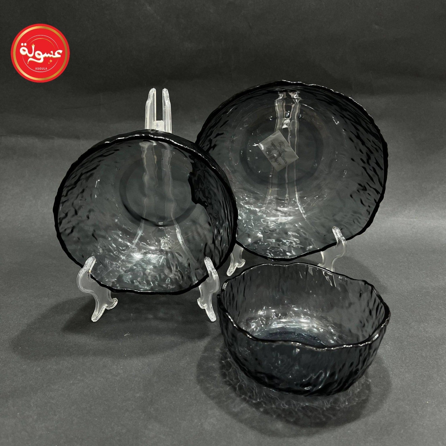 طقم بولات زجاج الوان