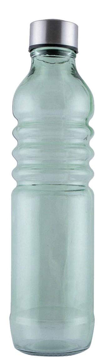 زجاجة زجاج ديلي بغطاء ستانلس – 1.2 لتر