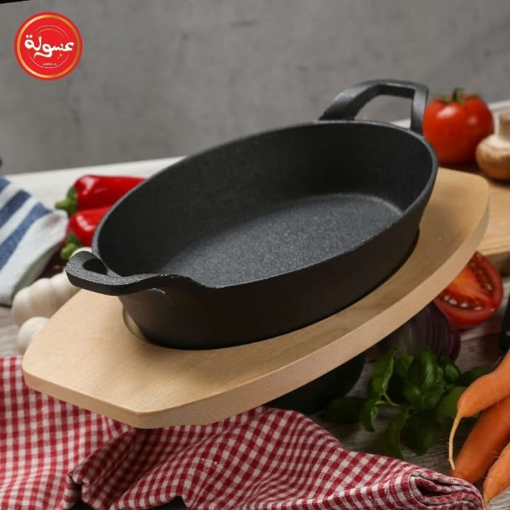 طبق شواء حديد