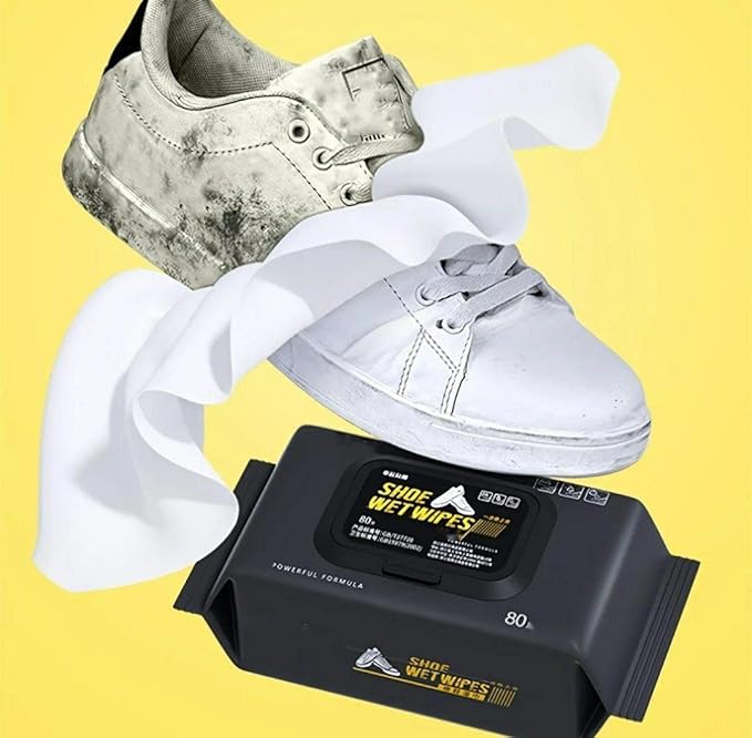 مناديل مبللة لتلميع الاحذية