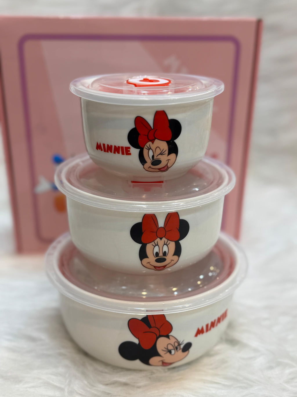 طقم علب ثلاجة بورسلين ديزني