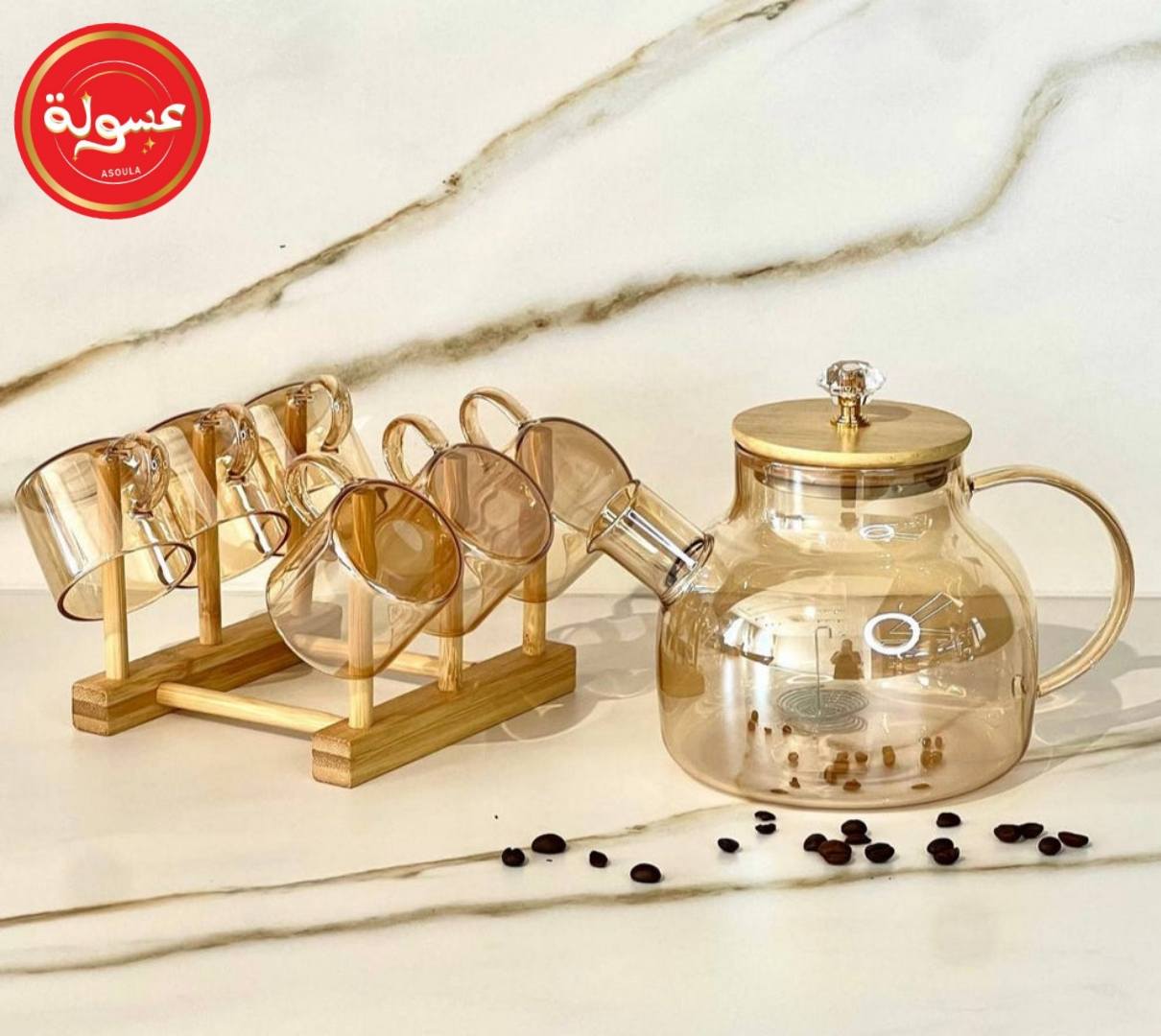 براد بيركس مستورد مع 6 اكواب