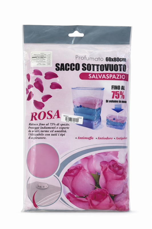 كيس فاكيوم تخزين ملابس 60×80 سم معطر – يوفر حتى 75% من المساحة