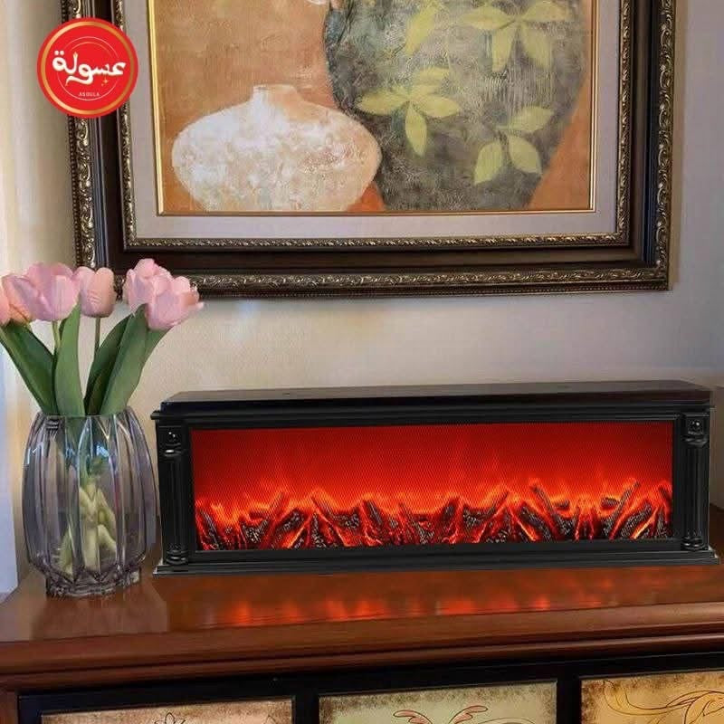 دفاية ديكور كهرباء شكل مدفأة نار