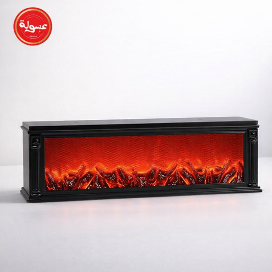 دفاية ديكور كهرباء شكل مدفأة نار