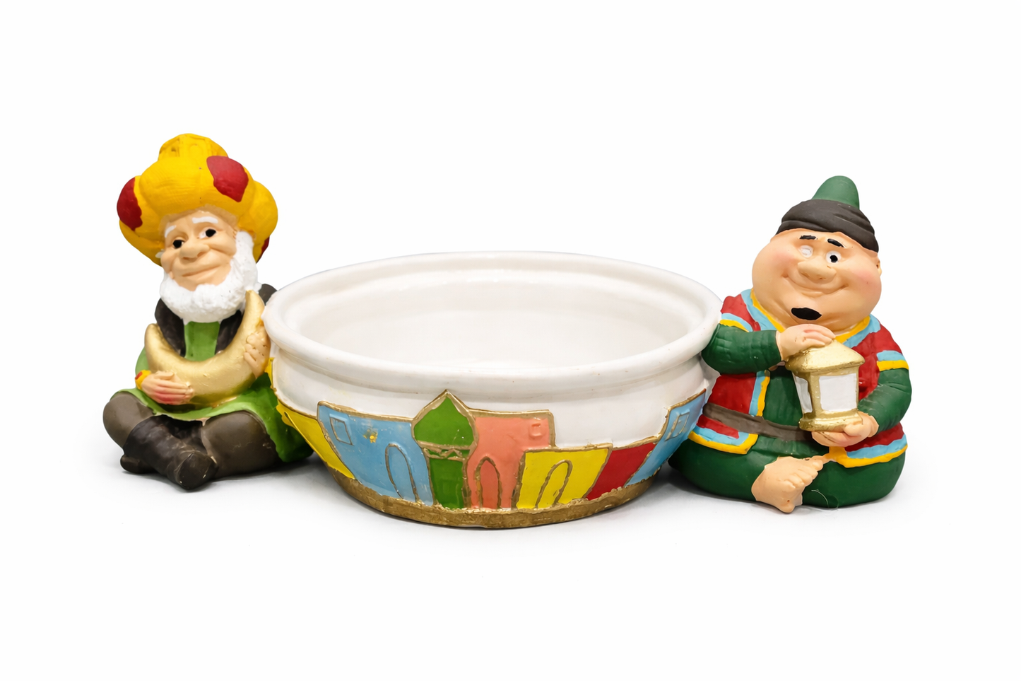 طبق ديكور خزف بورسلين بشخصيات رمضانية توينز